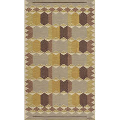 Mid-20th Century Swedish Rug Signed by Anna Greta Sjoquisten