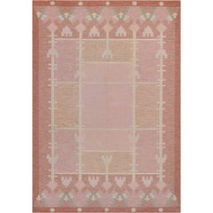 Mid-20th Century, Swedish Rug Signed by Ingegerd Silow