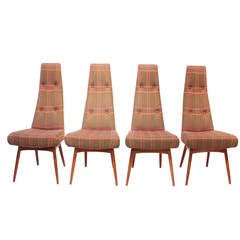 Adrian Pearsall 1960s High Back Dining Chairs