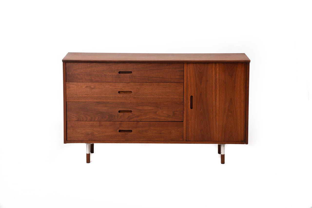Mid-Century Arne Vodder Sectional Credenza in Walnut