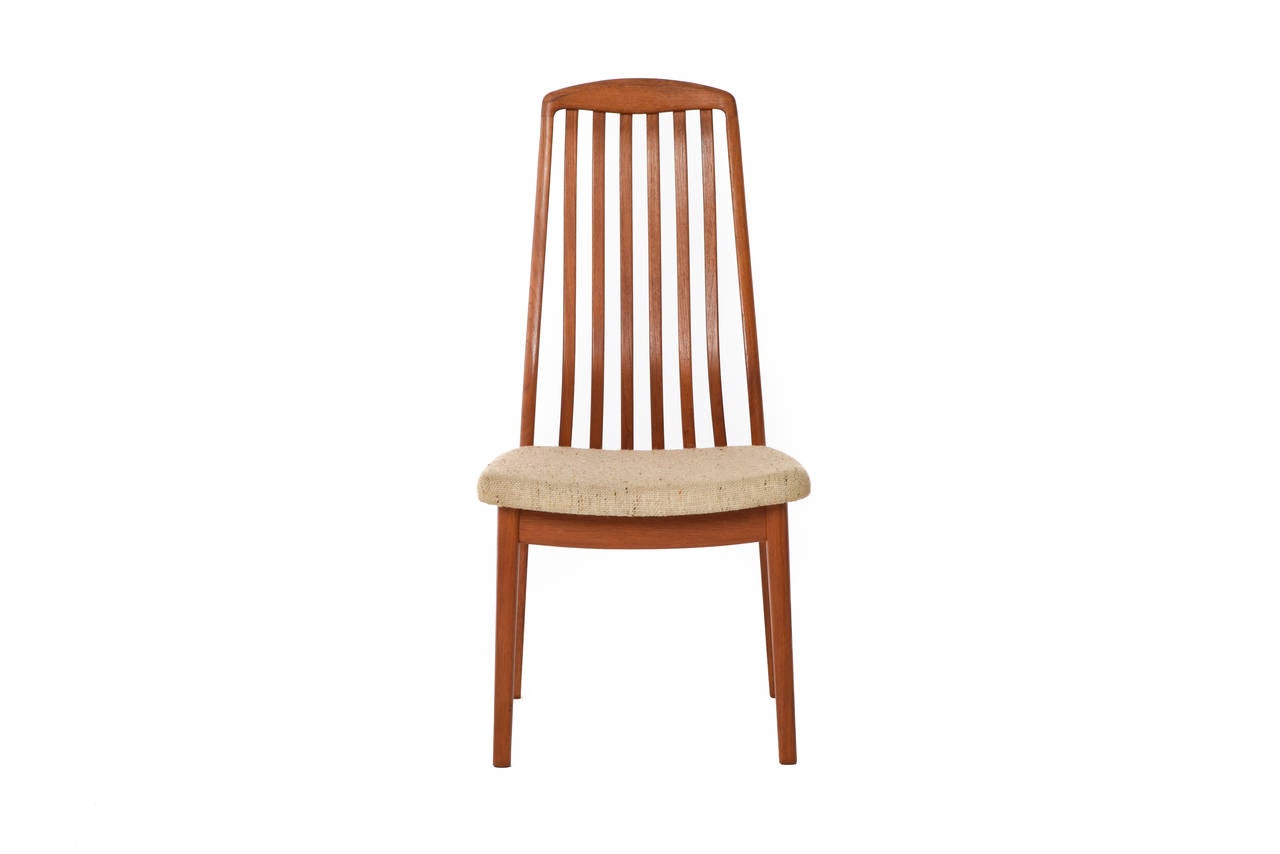 Danish Modern Slat-Back Dining Chairs, Set of Six In Excellent Condition In Minneapolis, MN