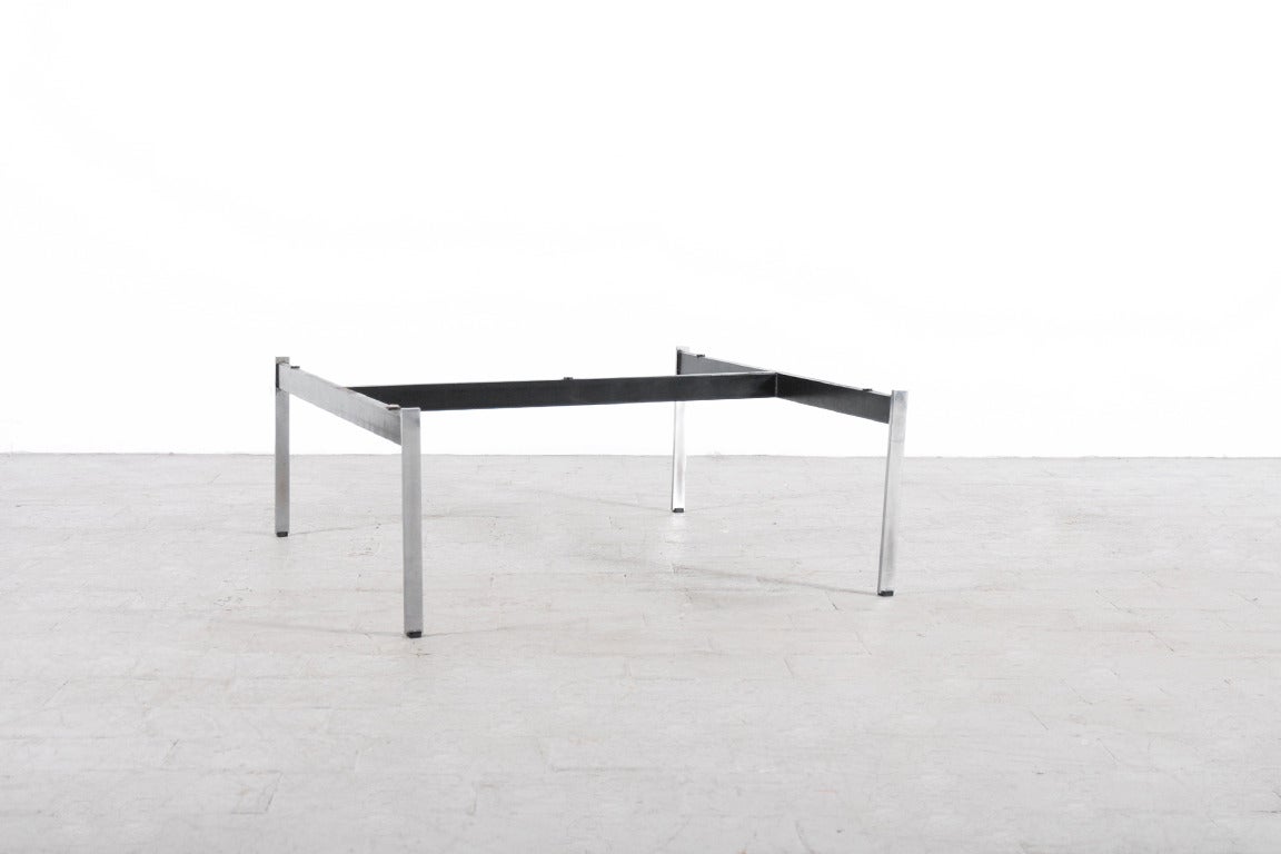 Mid-20th Century Kho Liang Le Marble and Chrome Steel Coffee Table for Artifort