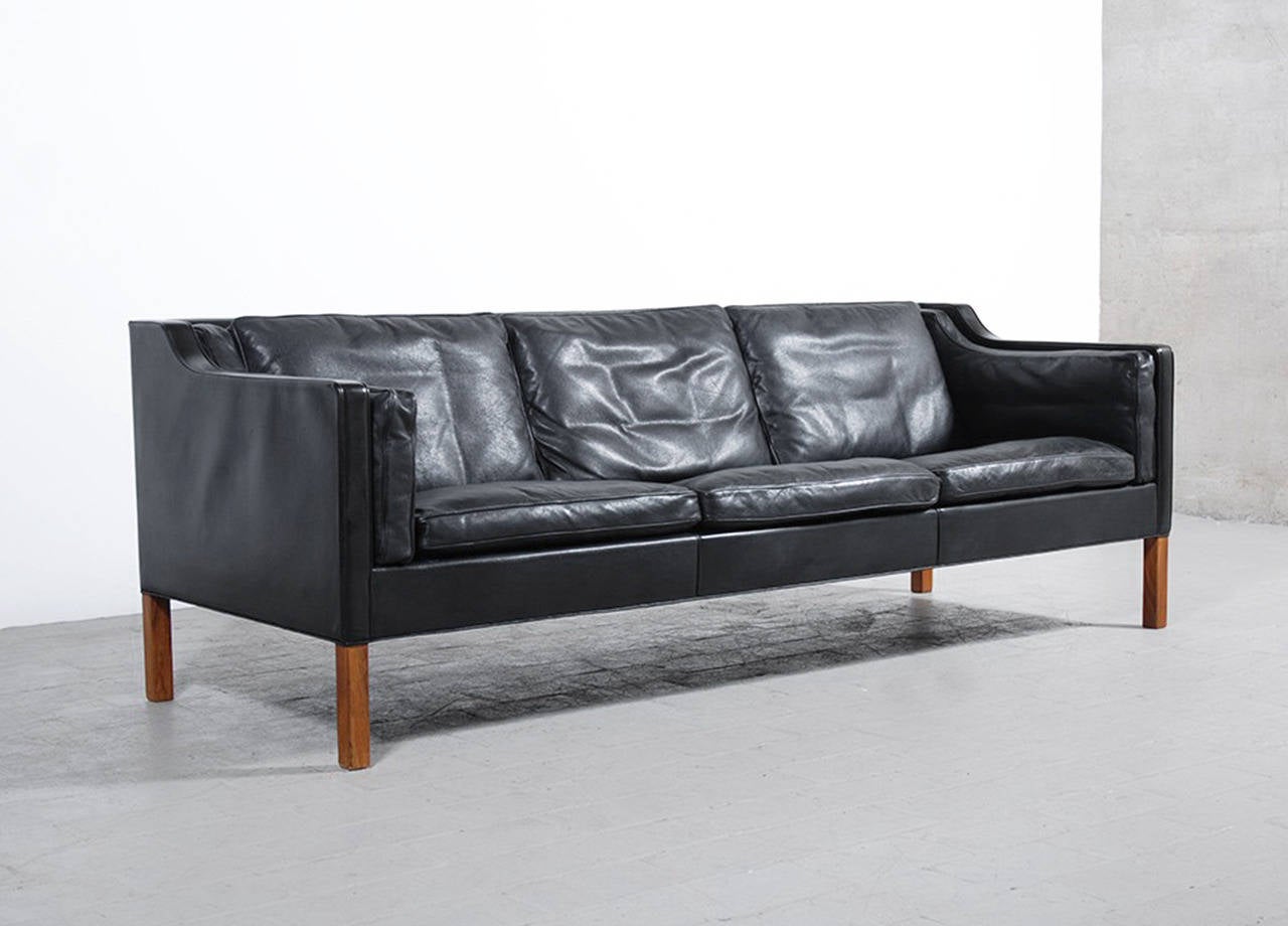 Børge Mogensen Three-Seat Sofa, Model 2213