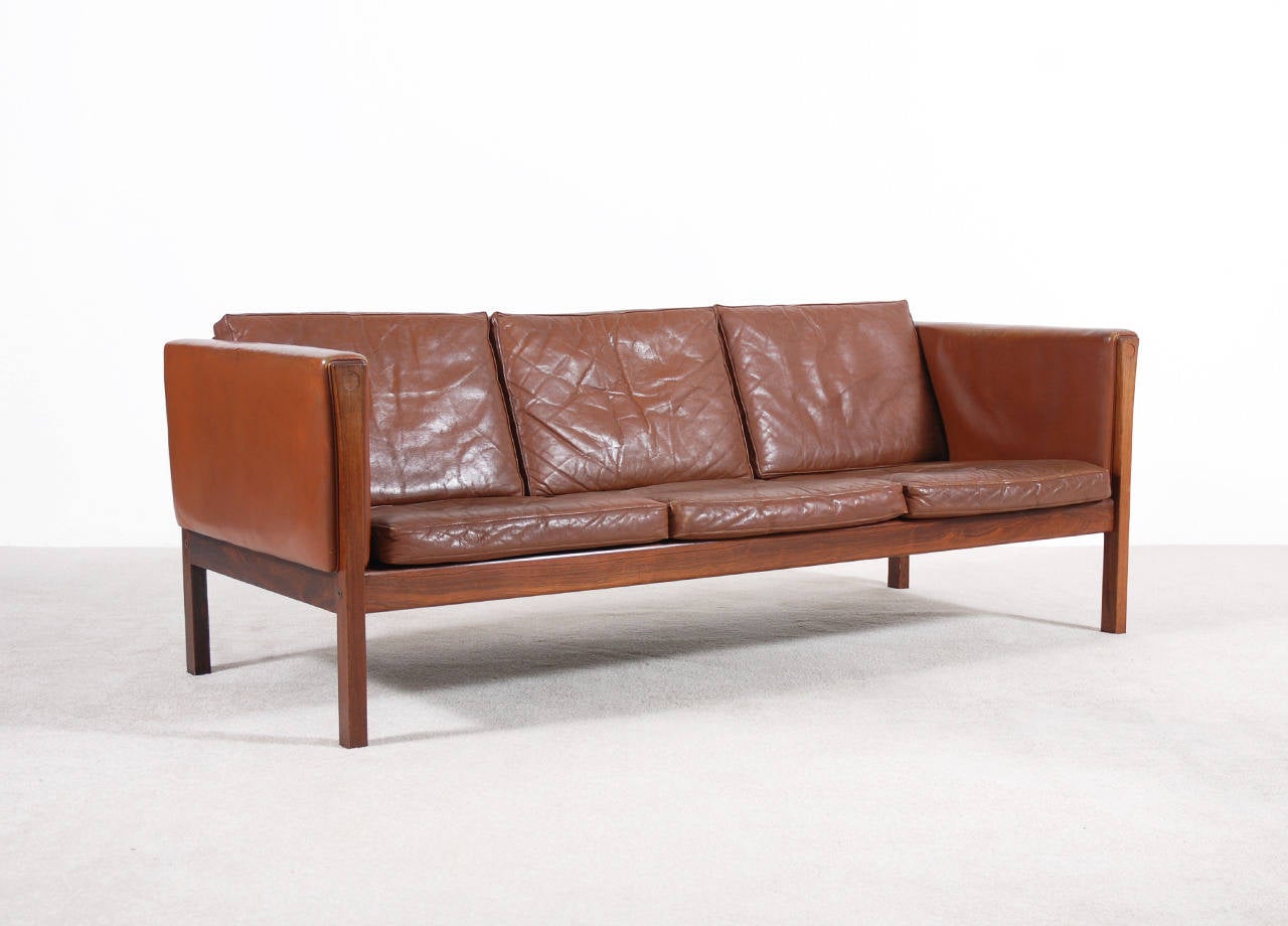 Scandinavian Modern Hans Wegner AP 62 Sofa for AP Stolen, 1960