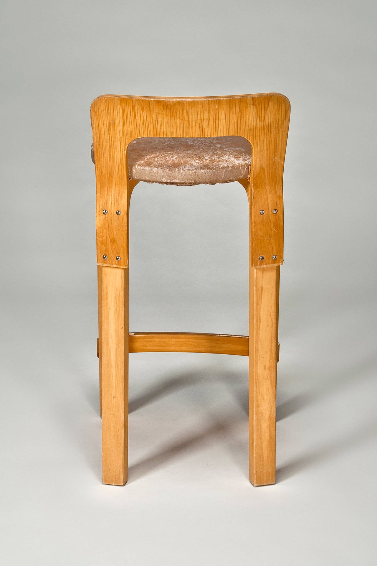 Scandinavian Modern High Chair K65 'Set of 4' by Alvar Aalto from Artek 2nd Cycle