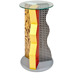 Ivory Pedestal by Ettore Sottsass for Memphis Milano