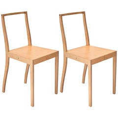 Ply-Chair Open Back Pair of Chairs by Jasper Morrison for Vitra