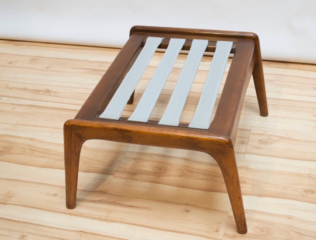 Ib Kofod-Larsen Reclining Lounge Chair with Ottoman 3