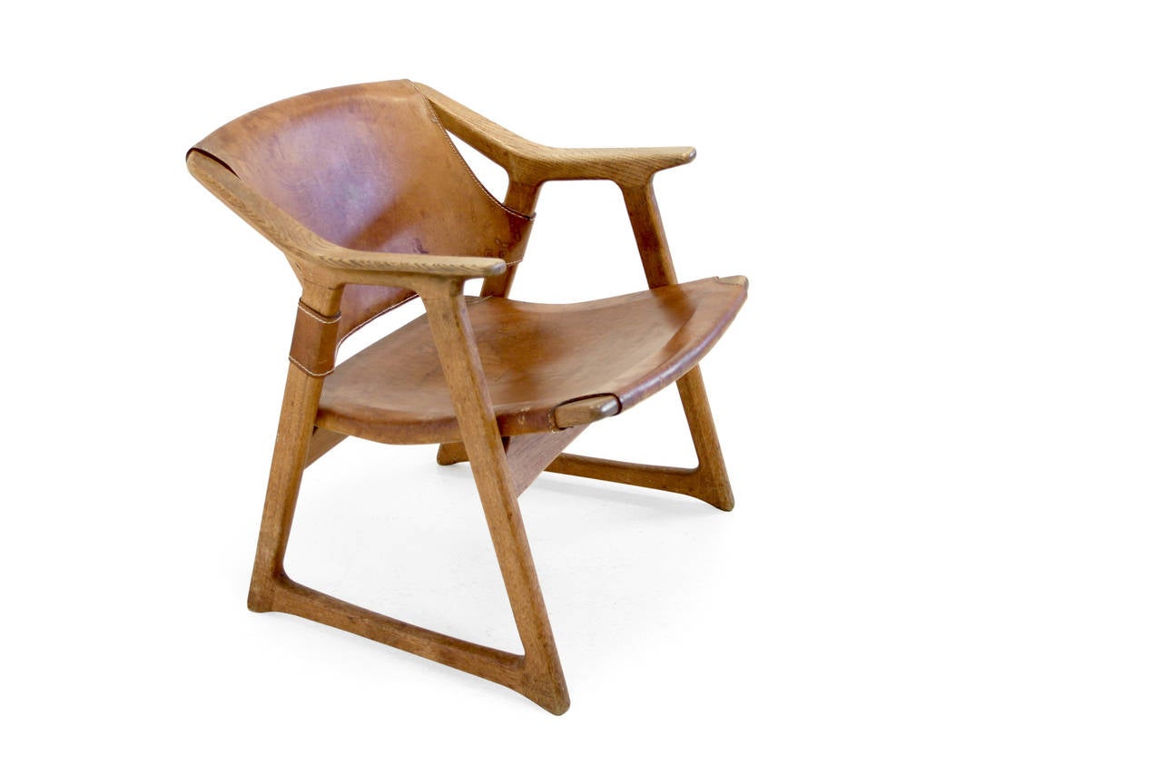 Mid-20th Century Fox Chair by Rolf Hesland