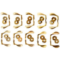 Arne Jacobsen Brass Door Handle Sets 9