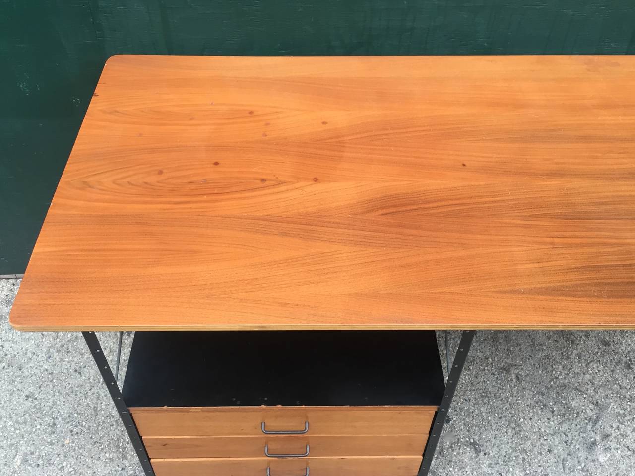 Mid-20th Century Rare First Generation Herman Miller Eames ESU Desk