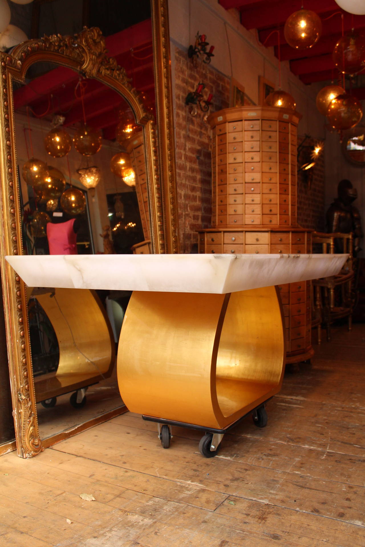 Table Ring Atelier Alain Ellouz 2008 Alabaster