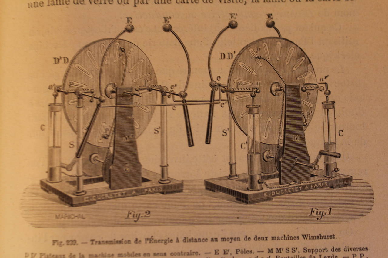 Scientific Machine Wimshurst Machine Late 19th Century 1