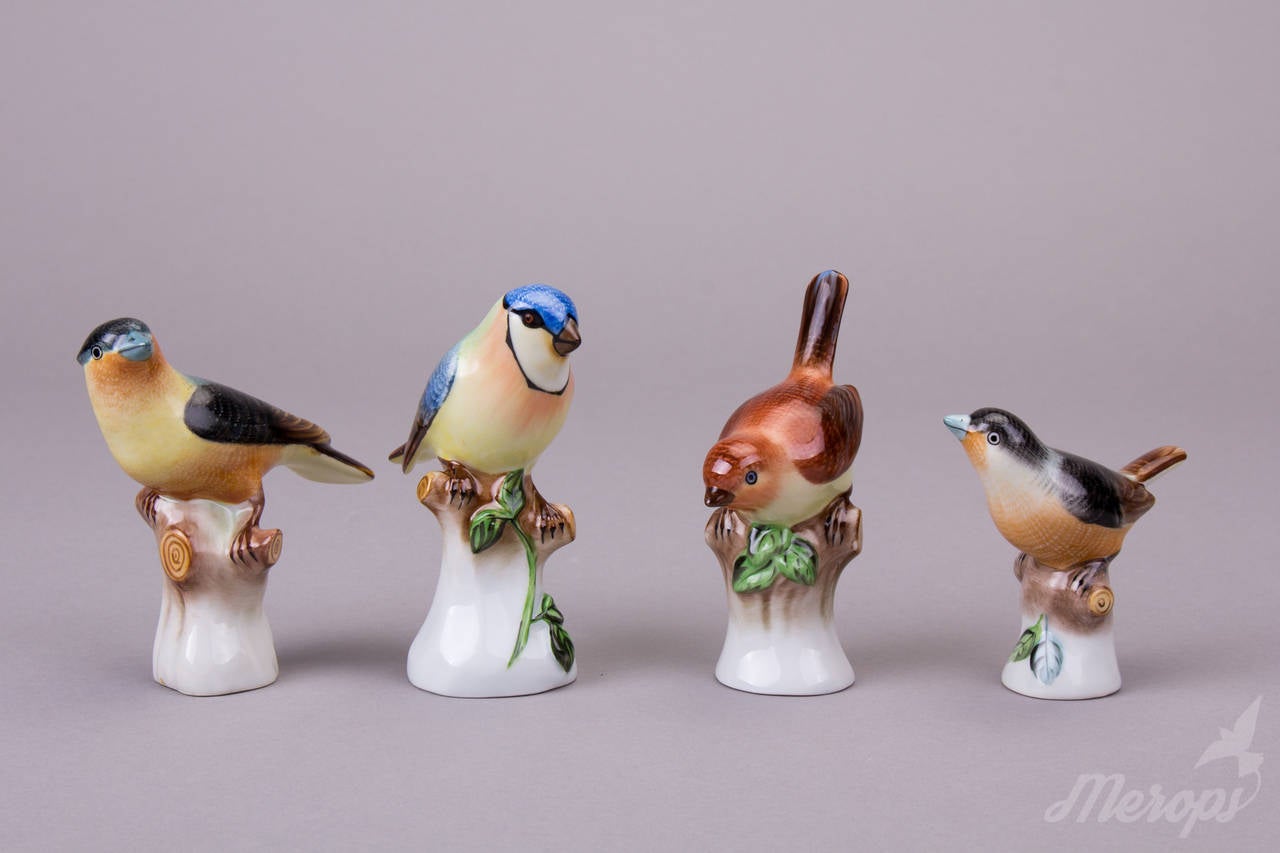 Grandiose Herend Bird Collection of 22 Figurines In Excellent Condition In Budapest, HU