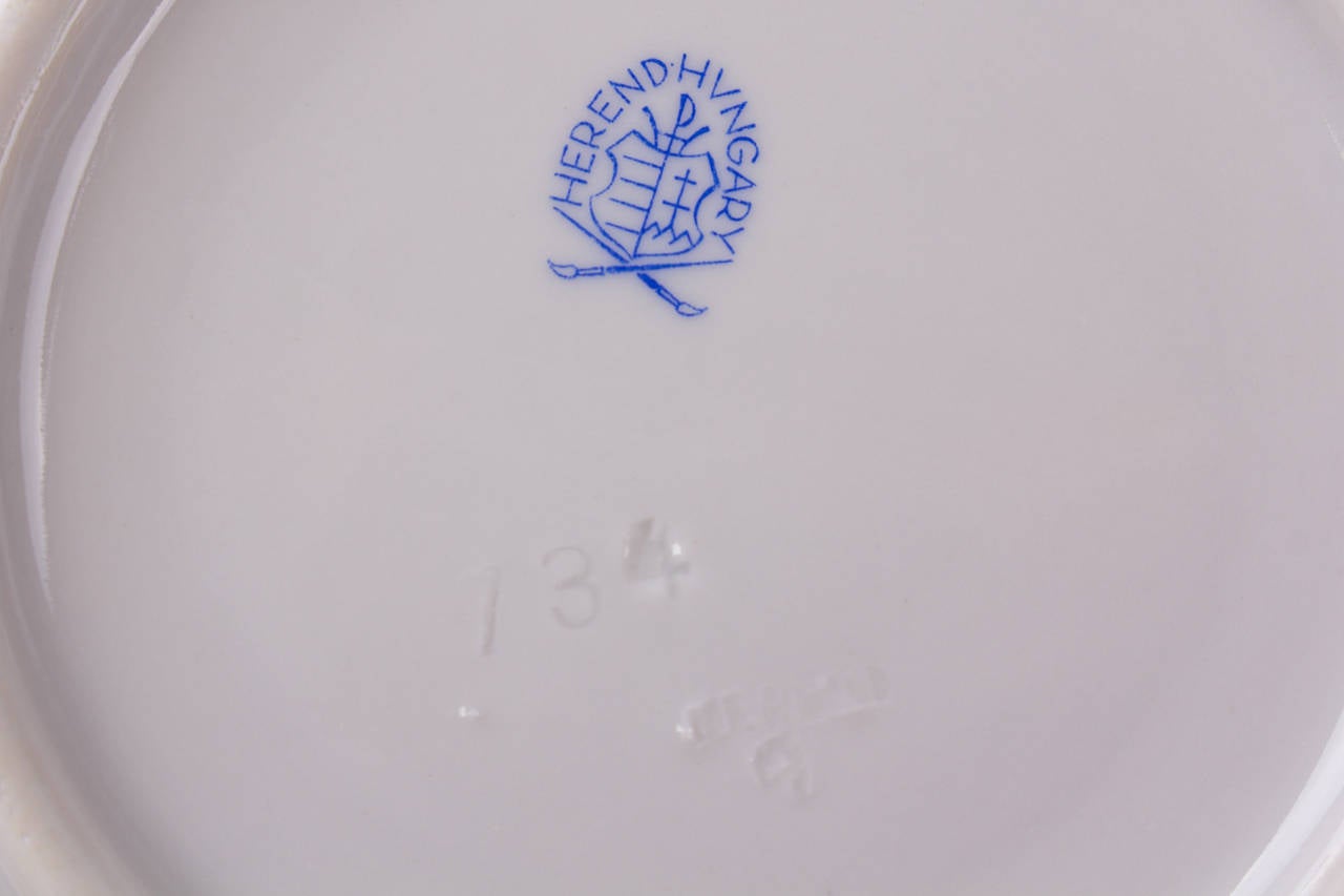 Herend Queen Victoria Tea Service for Six Persons, 1954 1