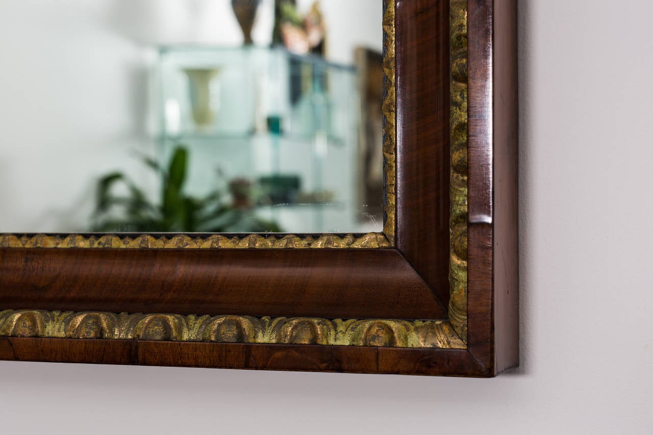 This exceptional and stylish rectangular mirror comes From Vienna, Austria, made circa 1835 during the 