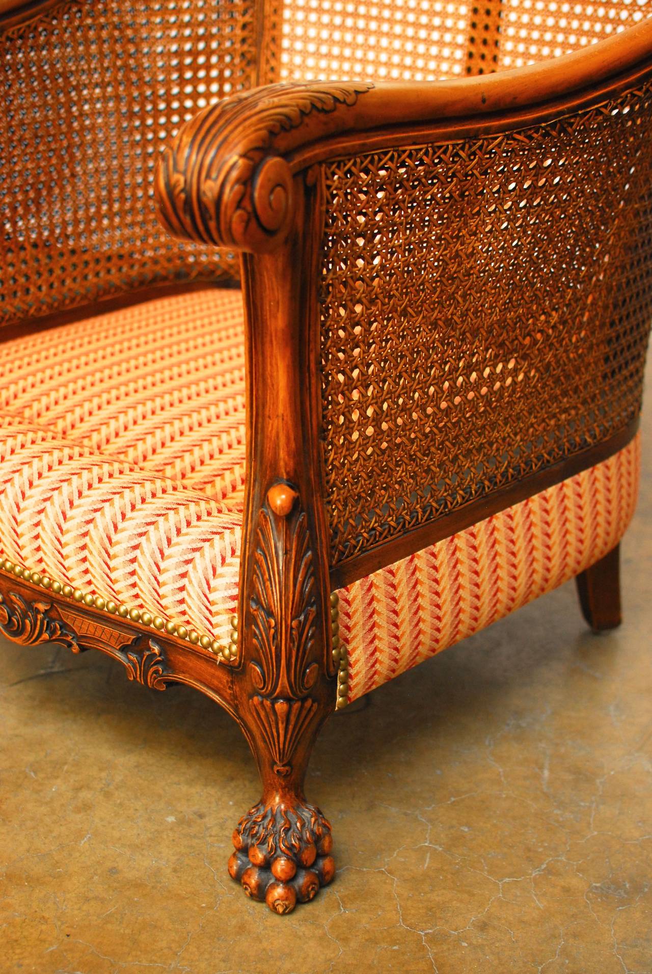 19th Century French Cane Bergére Chairs In Excellent Condition In Rio Vista, CA