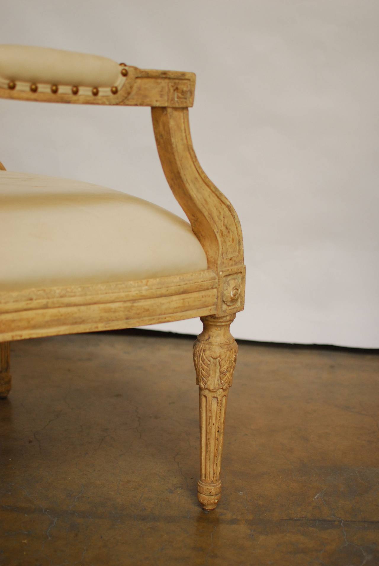 Moderne Gustavian Armchairs by Dennis and Leen In Excellent Condition In Rio Vista, CA