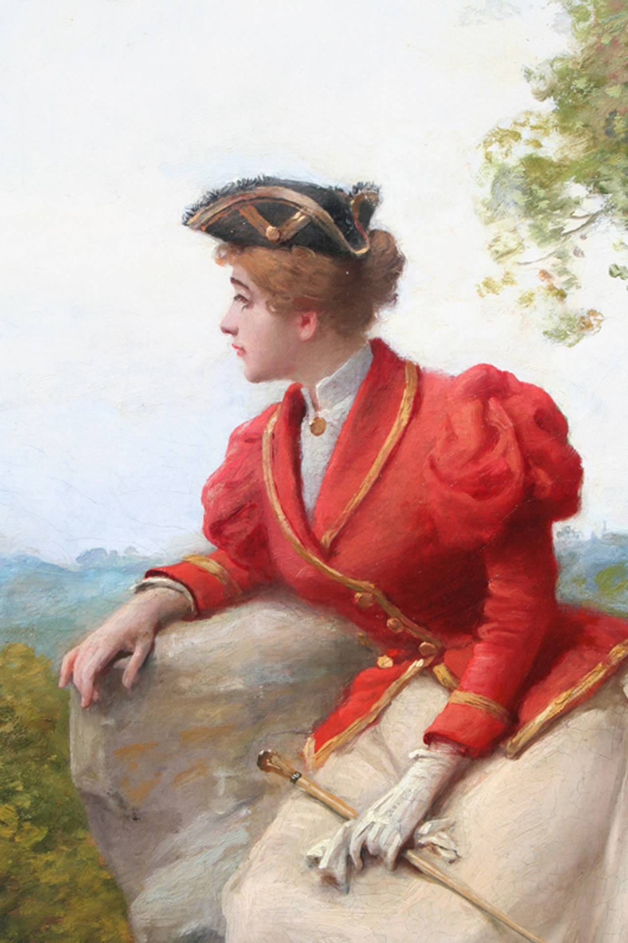 Peinture de chasse de Jules Ballavoine