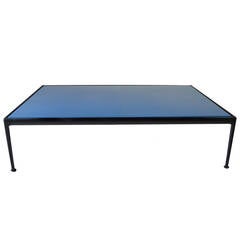 Richard Schultz for Knoll Outdoor Coffee Table in Rare Blue and Black