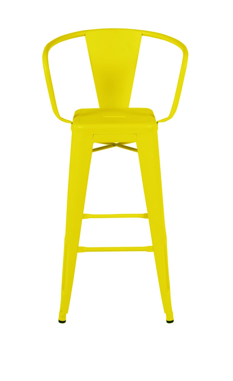 Customizable HA75 Steel Stool in Essential Colors by Tolix For Sale at