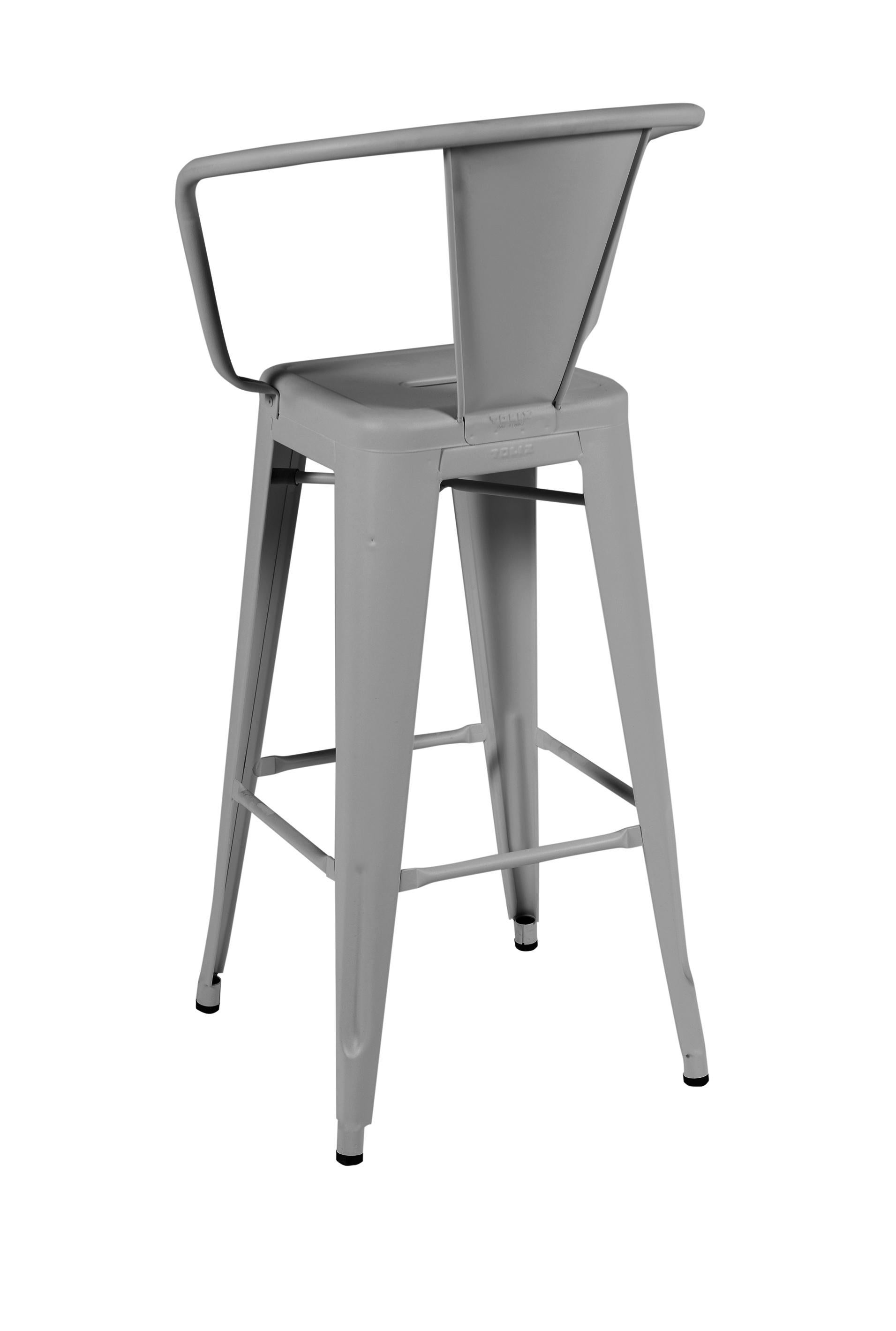 For Sale: Gray (Gris Souris) HA75 Steel Stool in Essential Colors by Tolix 3