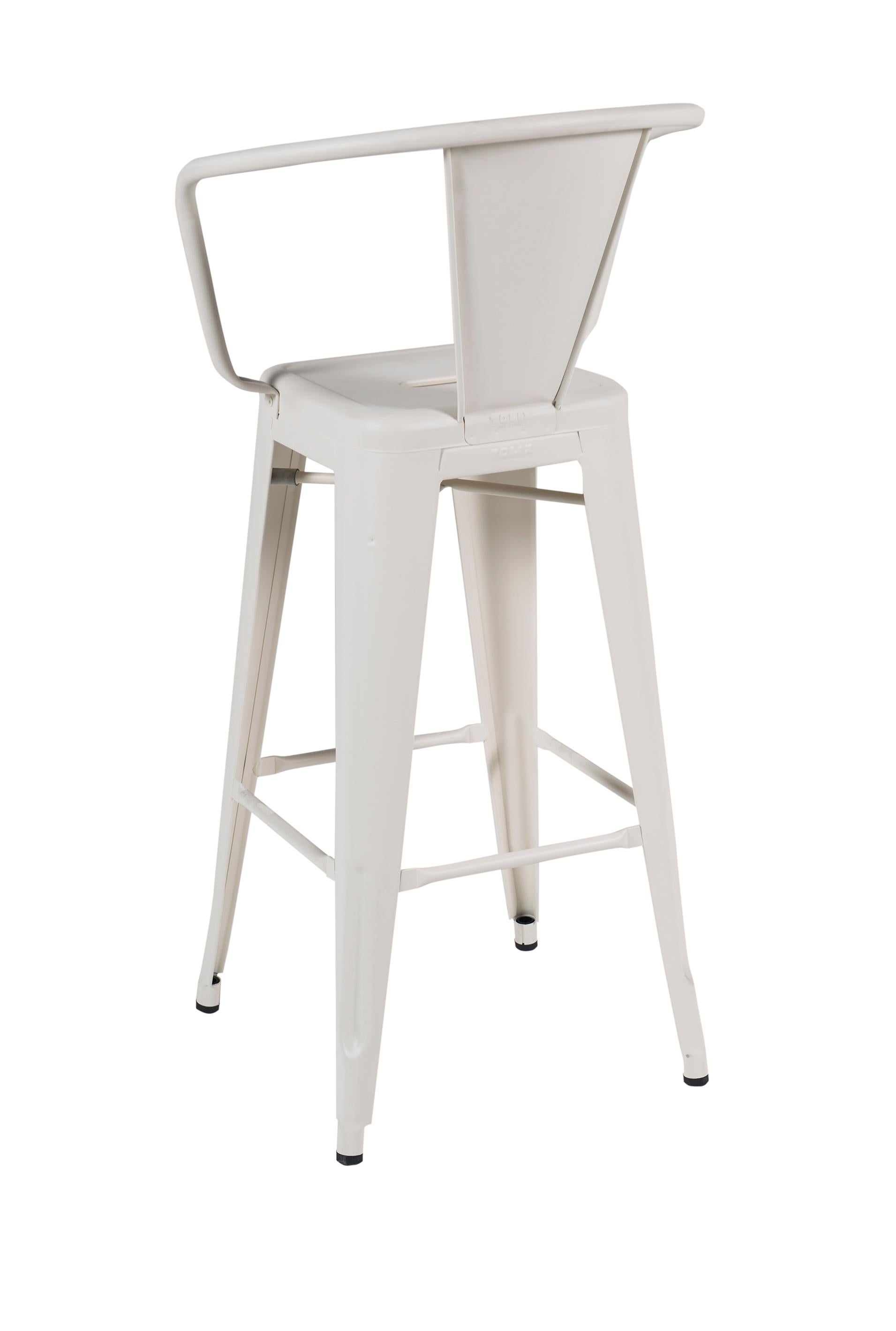 For Sale: White (Ivoire) HA75 Steel Stool in Essential Colors by Tolix 3