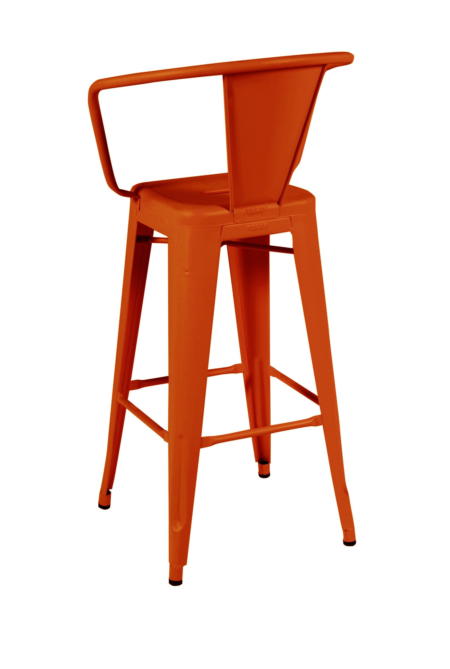 For Sale: Red (Poivron) HA75 Steel Stool in Essential Colors by Tolix 3