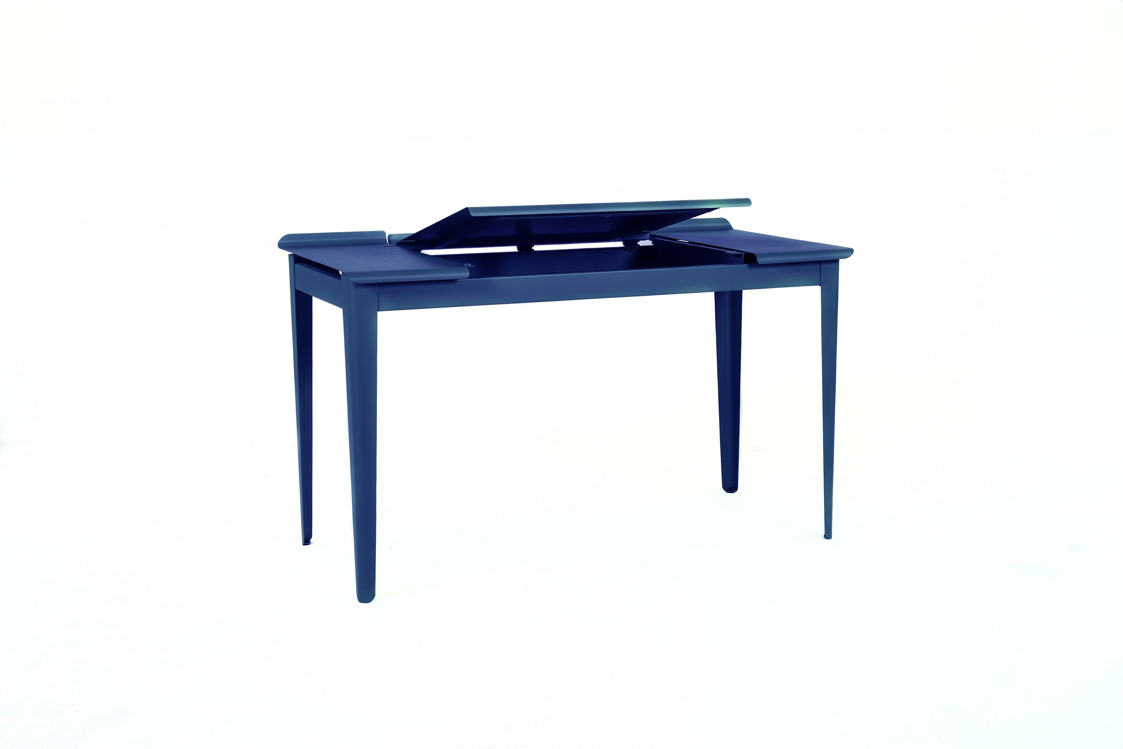 For Sale: Blue (Myrtille) Large Flap Desk 60x130 in Pop Colors by Sebastian Berge and Tolix 3