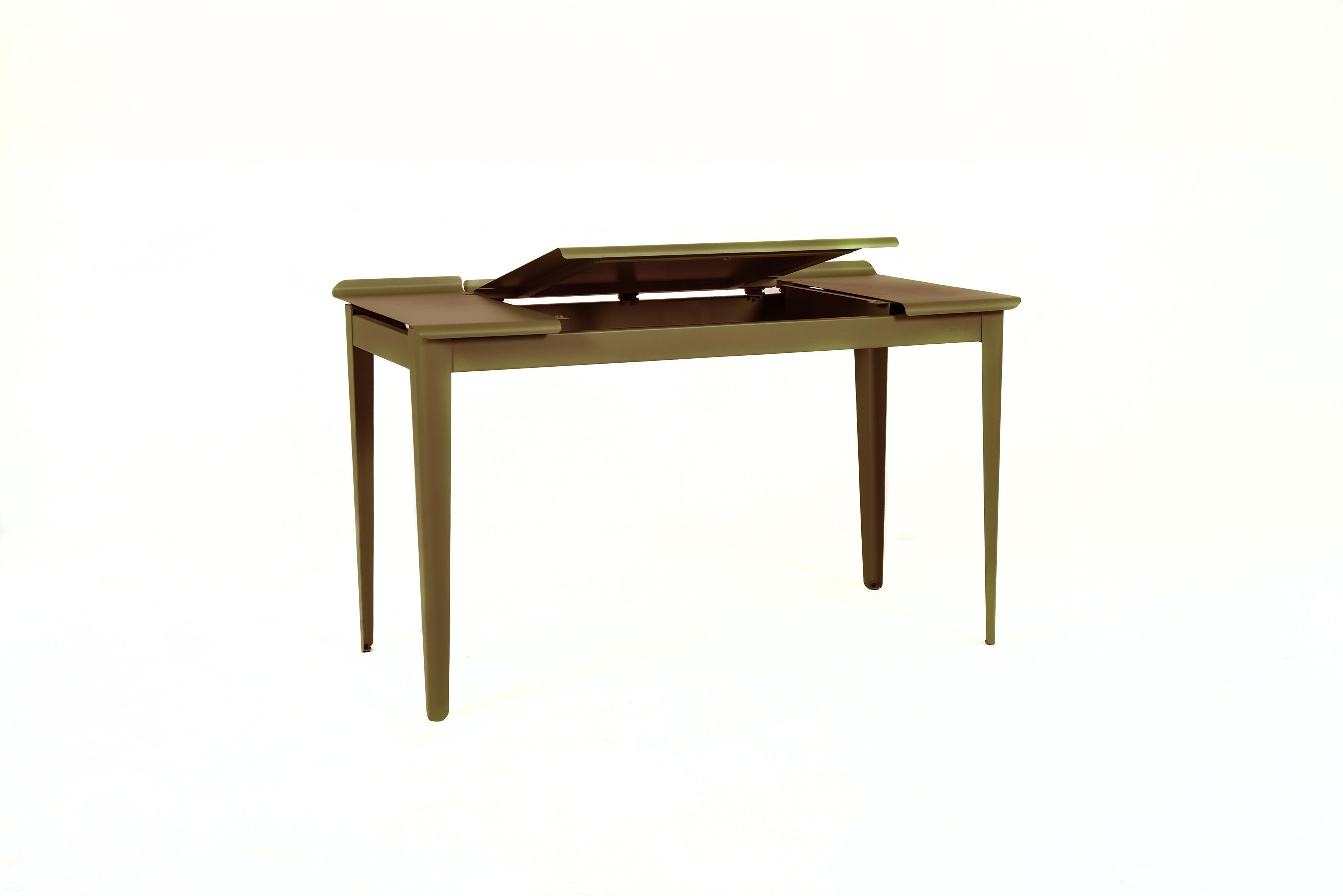 For Sale: Brown (Kaki) Large Flap Desk 60x130 in Pop Colors by Sebastian Berge and Tolix 3