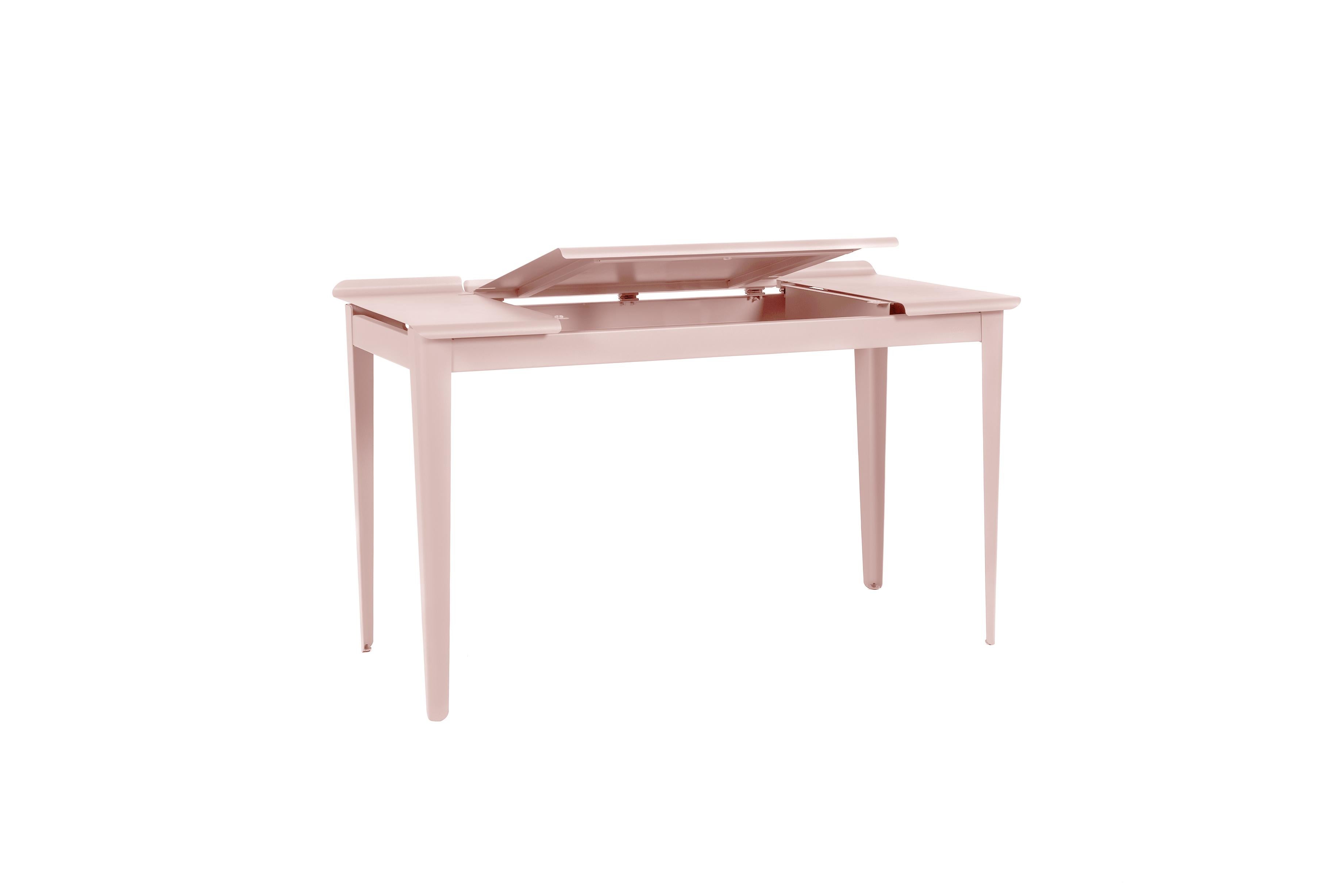 For Sale: Pink (Rose Poudré) Large Flap Desk 60x130 in Pop Colors by Sebastian Berge and Tolix 3
