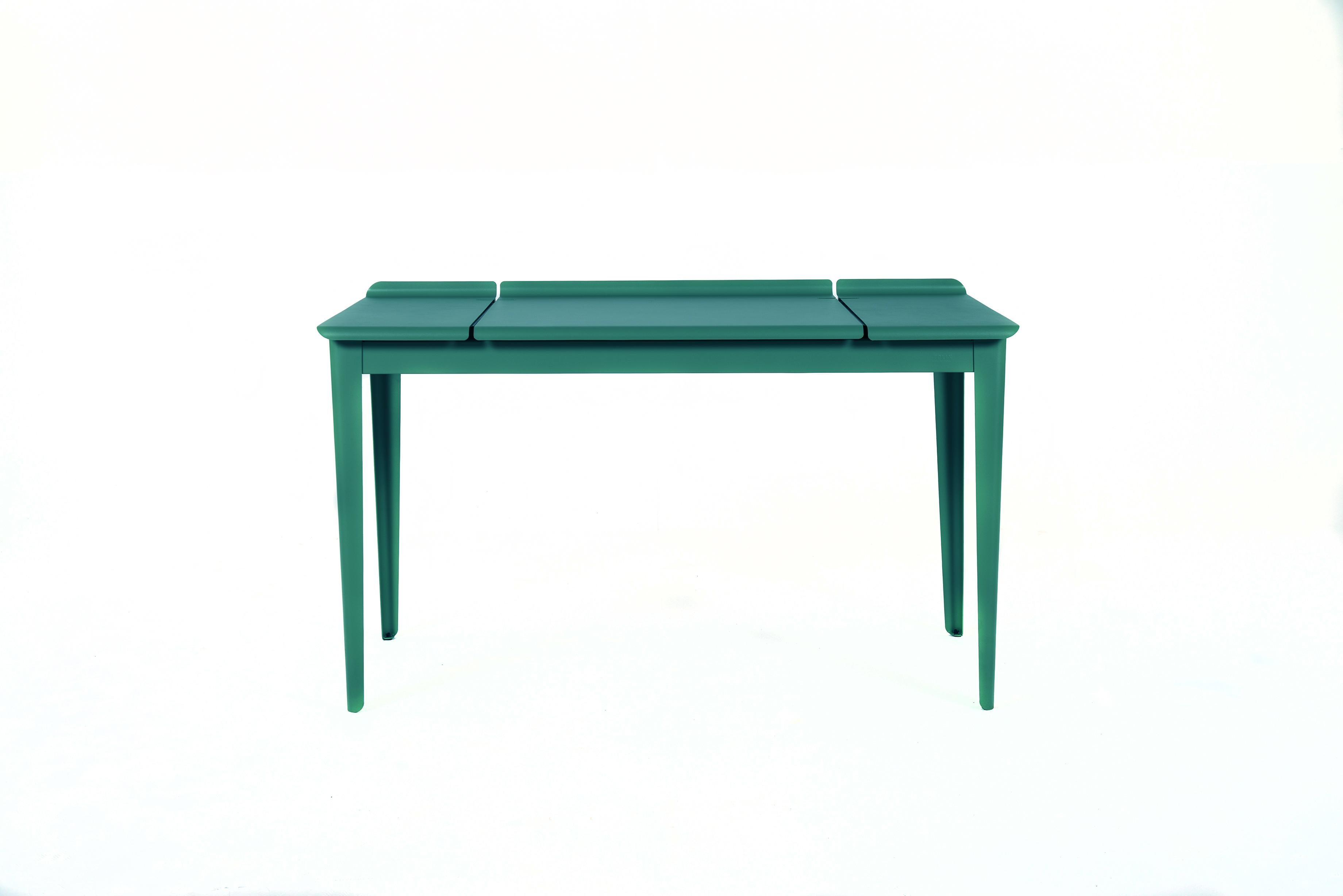 For Sale: Green (Vert Canard) Large Flap Desk 60x130 in Pop Colors by Sebastian Berge and Tolix
