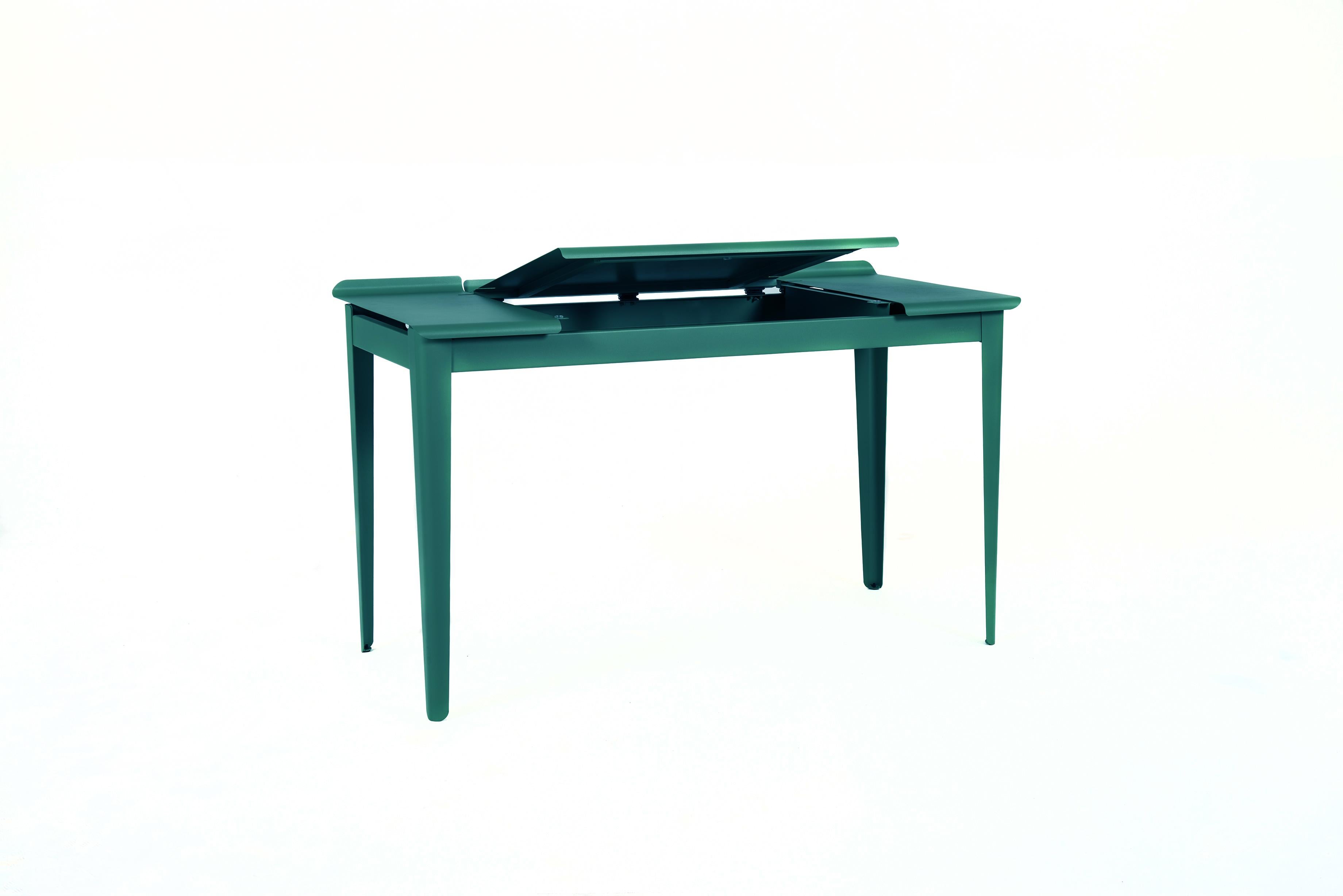 For Sale: Green (Vert Canard) Large Flap Desk 60x130 in Pop Colors by Sebastian Berge and Tolix 3