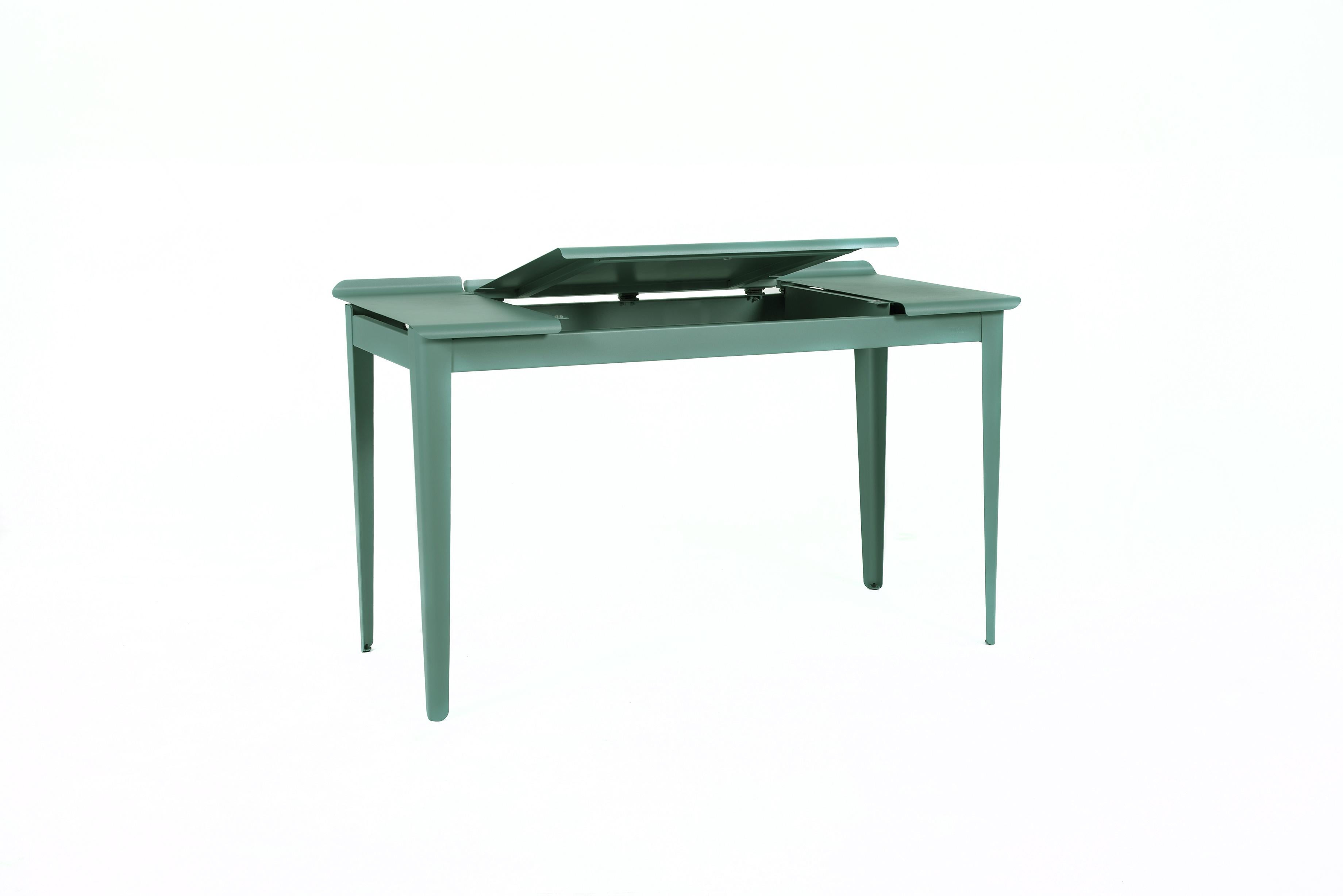 For Sale: Green (Vert Lichen) Large Flap Desk 60x130 in Pop Colors by Sebastian Berge and Tolix 3