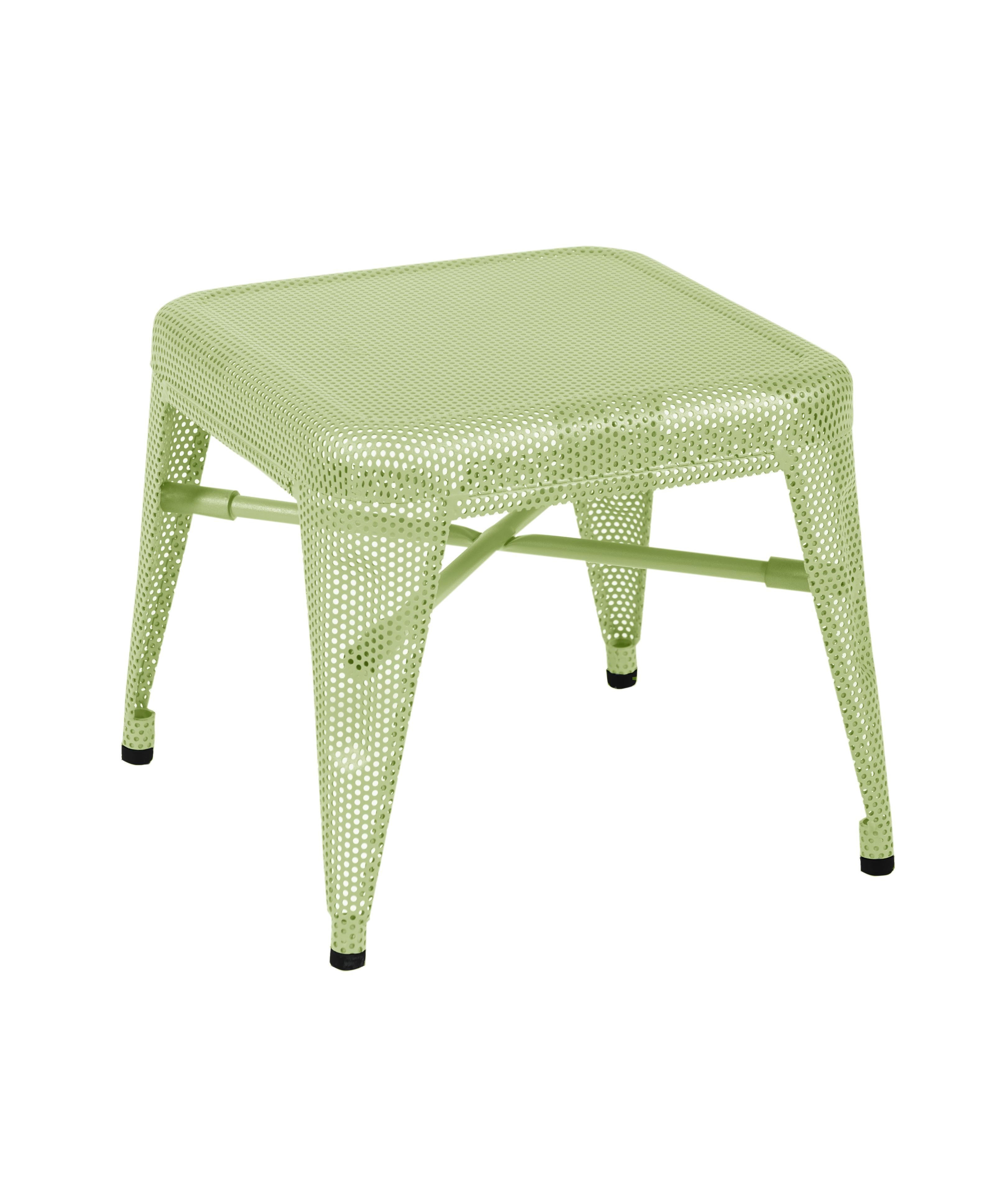 For Sale: Green (Vert Anis) H30 Indoor Perforated Steel Stool in Pop Colors by Tolix