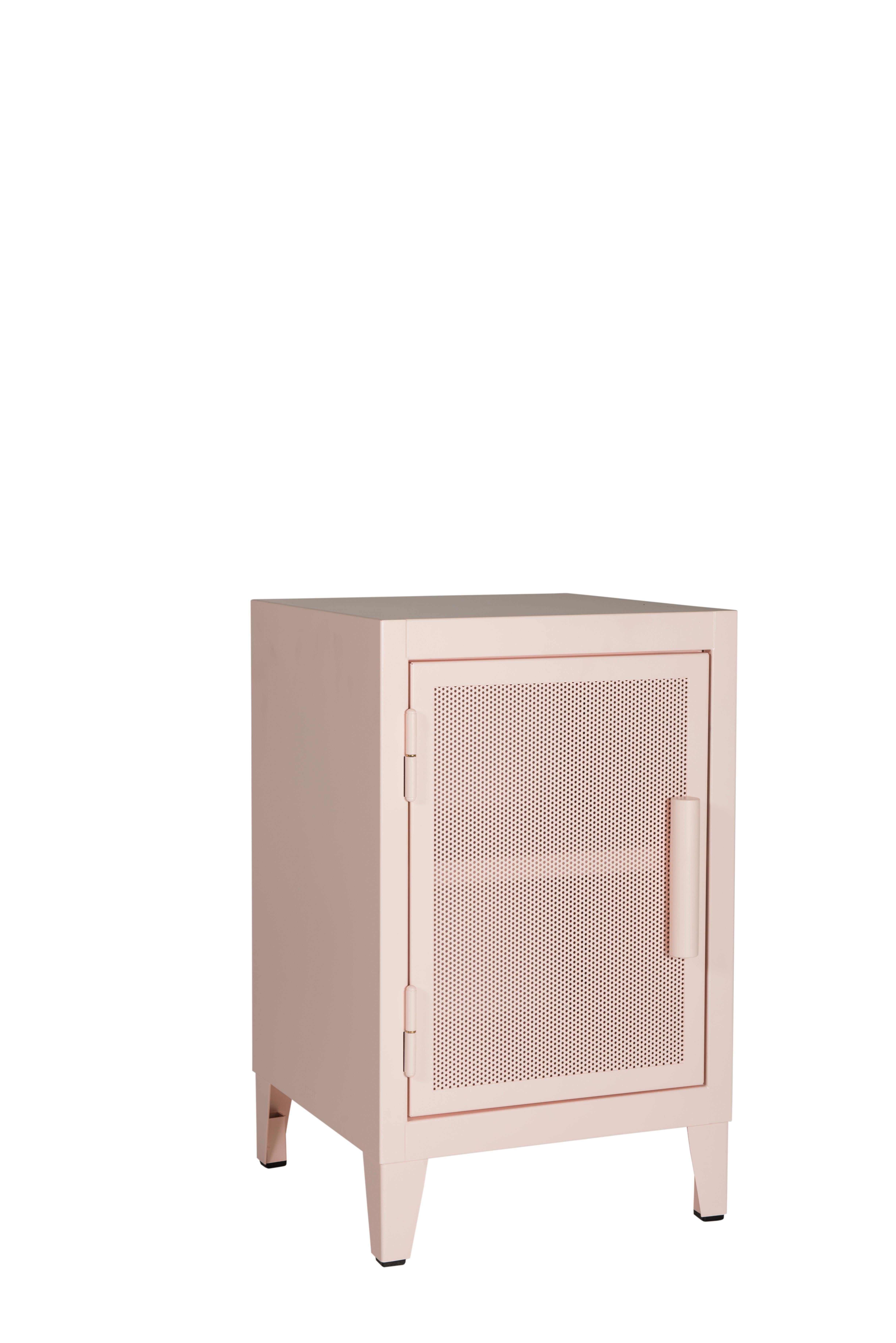 For Sale: Pink (Rose Poudré) B1 H64 Perforated Mini Steel Locker in Pop Colors by Tolix 2