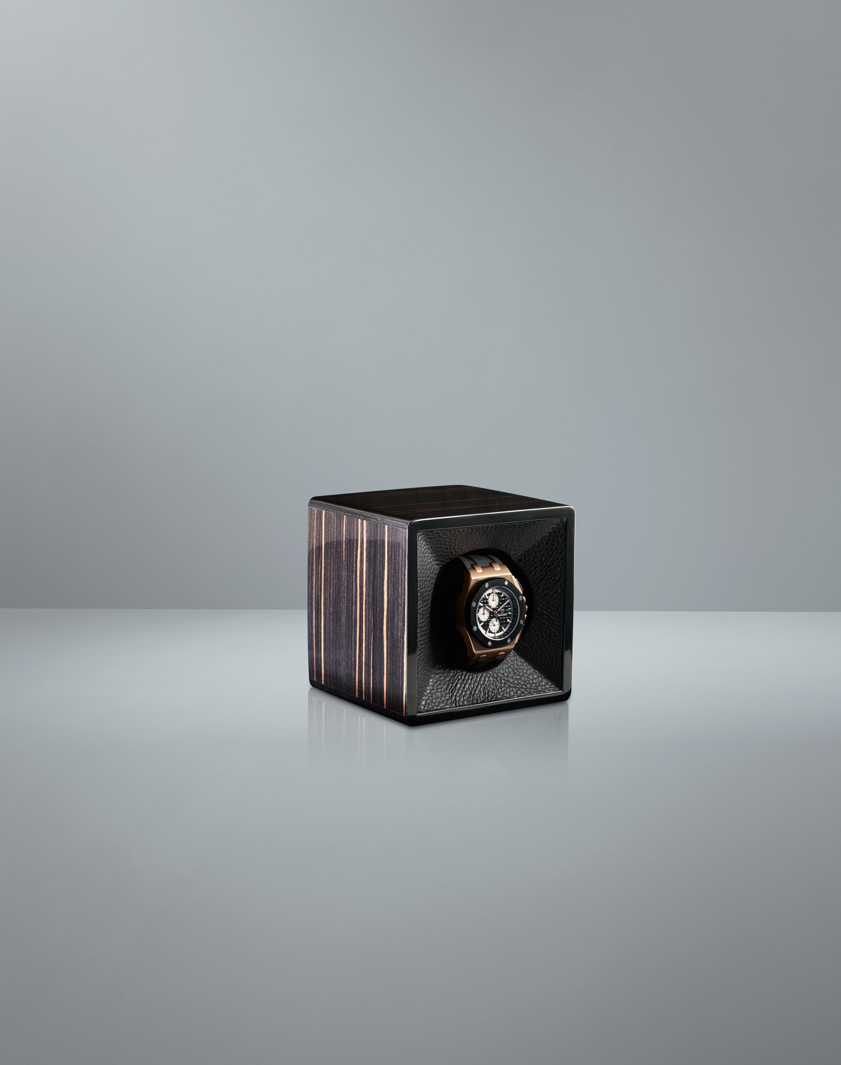 For Sale: Black (Ebony) Agresti Tempo Unico Watch Winder 3