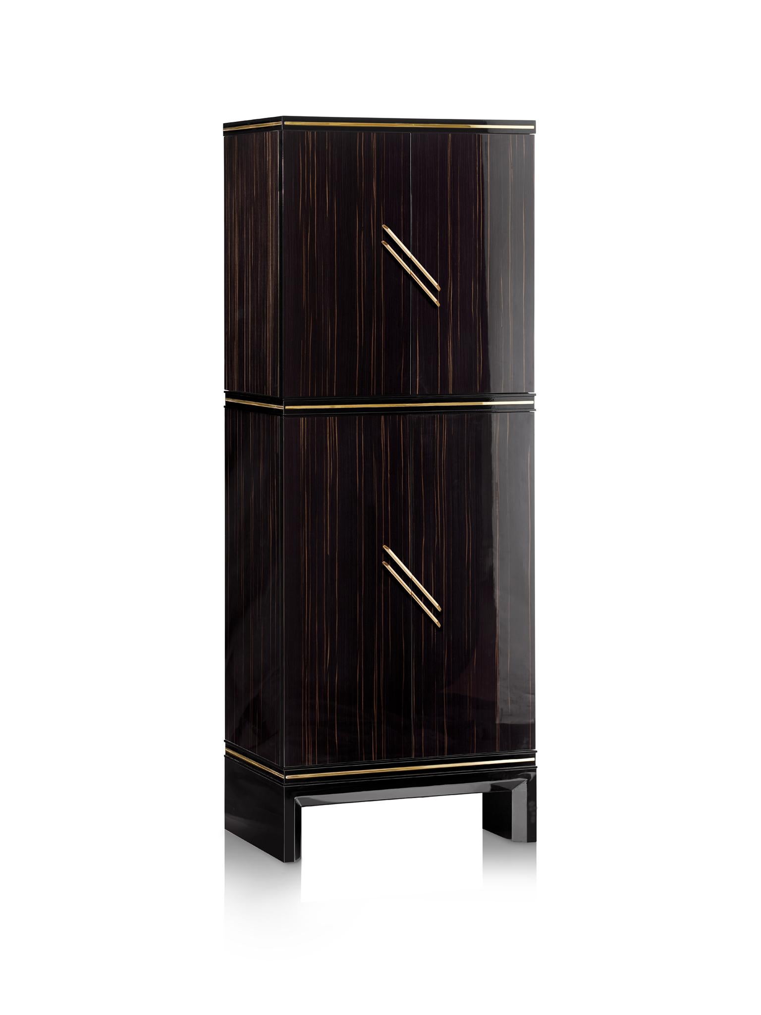 Armario joyero doble Agresti Magia Black (Ebony) 2