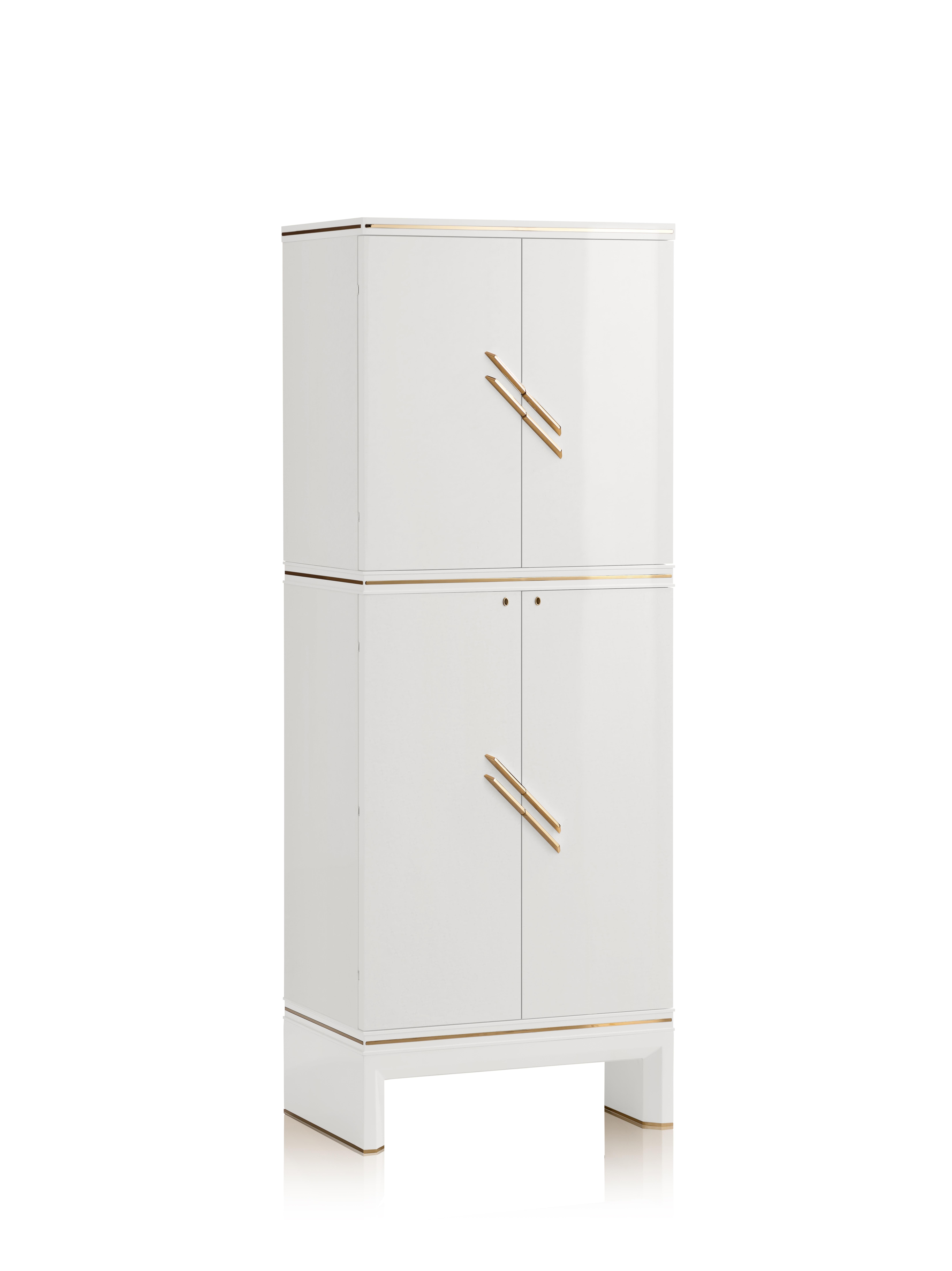 Armario joyero doble Agresti Magia White (White Bird's Eye Maple) 2