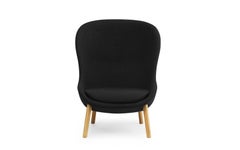 Normann Copenhagen Hyg Lounge Chair High Oak in Sørensen Spectrum Leather