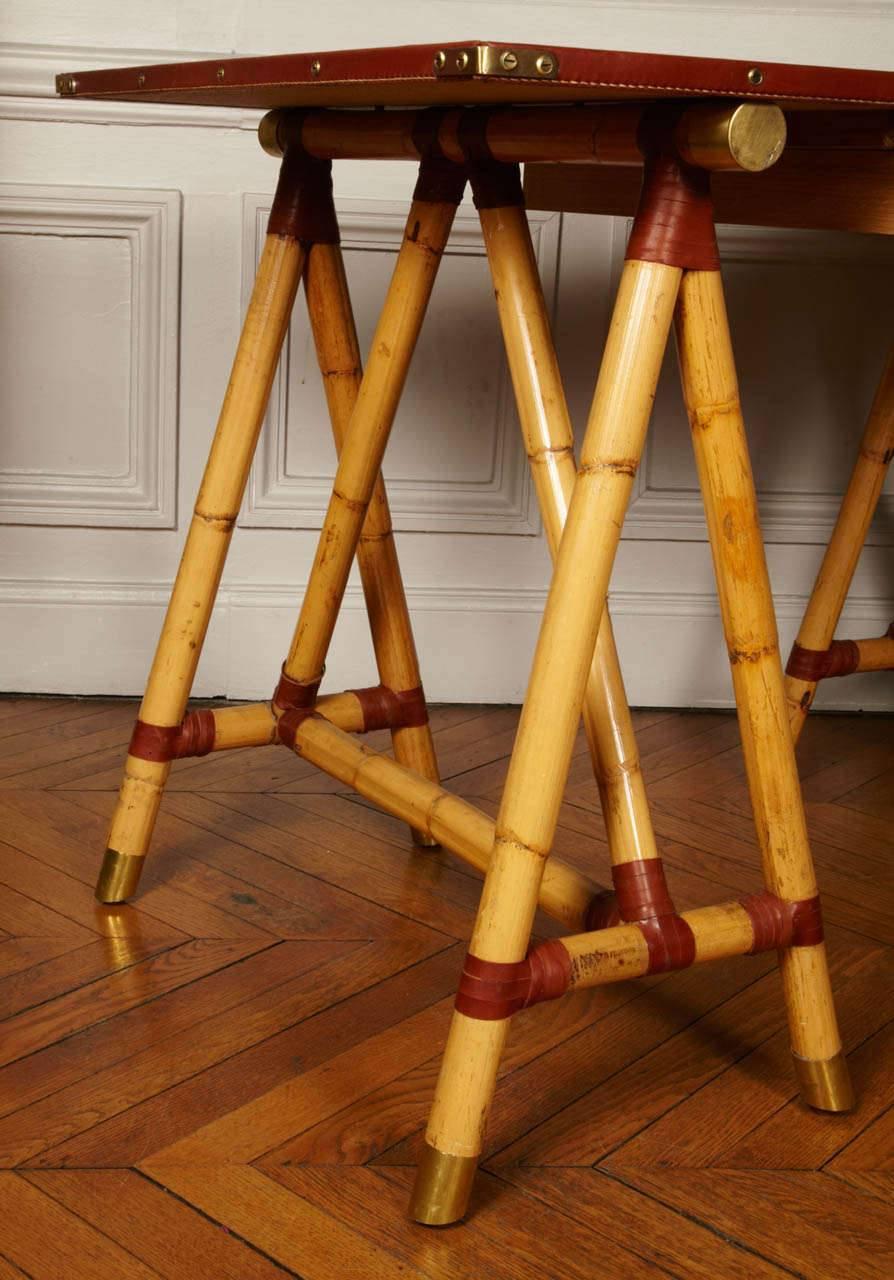 1950s Desk by Jacques Adnet 2