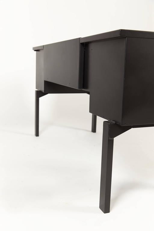 Black Campaign Desk Hostgarcia Black Lacquered Campaign Desk For Viyet Designer Furniture Tables Hickory Chair Asheworth