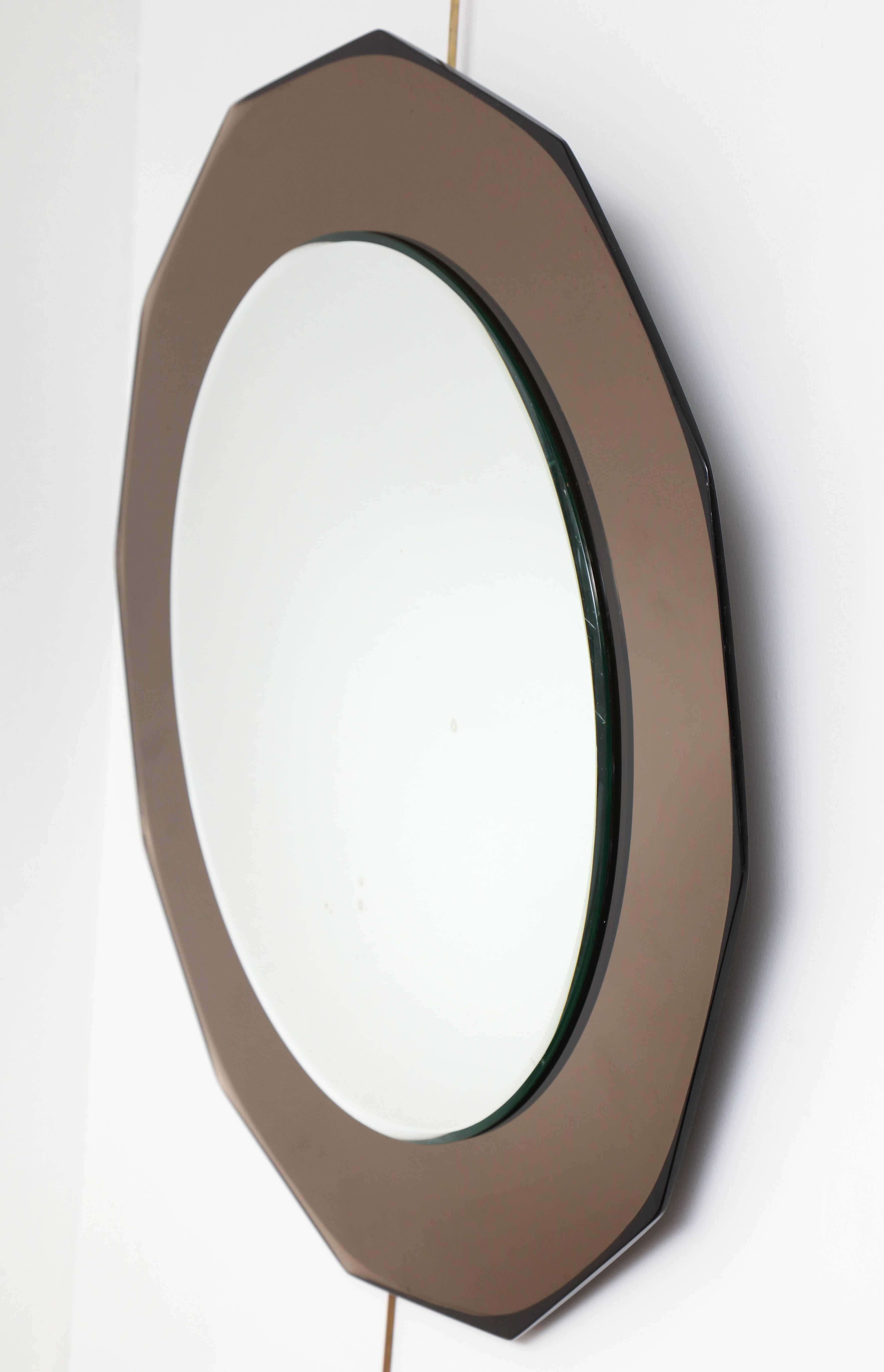 Italian Mid-20th Century Circular Mirror For Sale