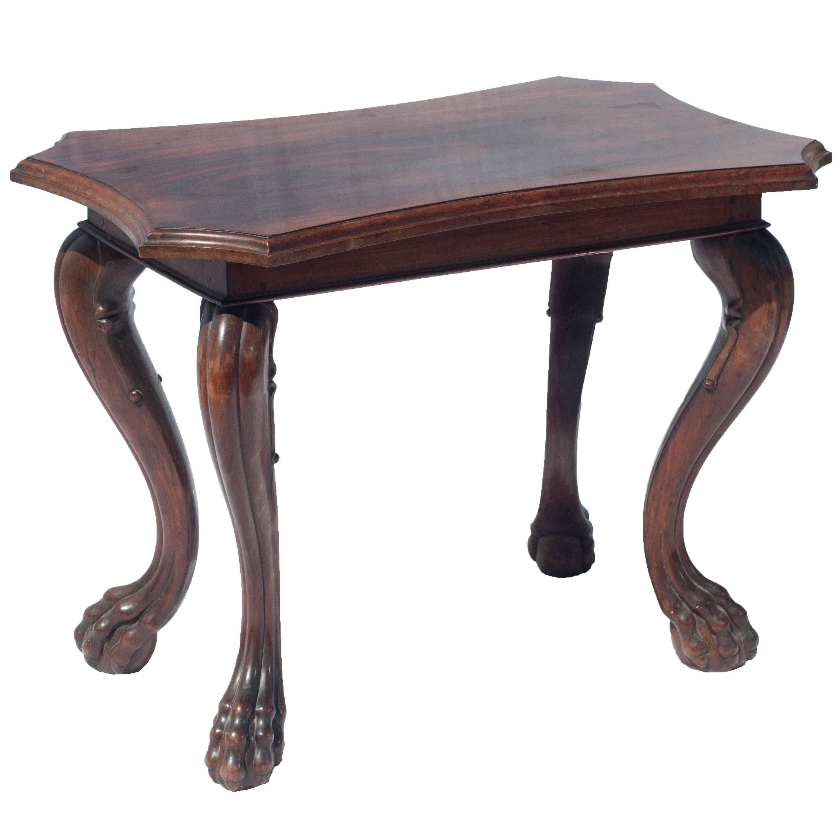 Colonial Mahogany Side Table For Sale