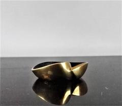 Petite Patinated Bronze Container, France, 1960s