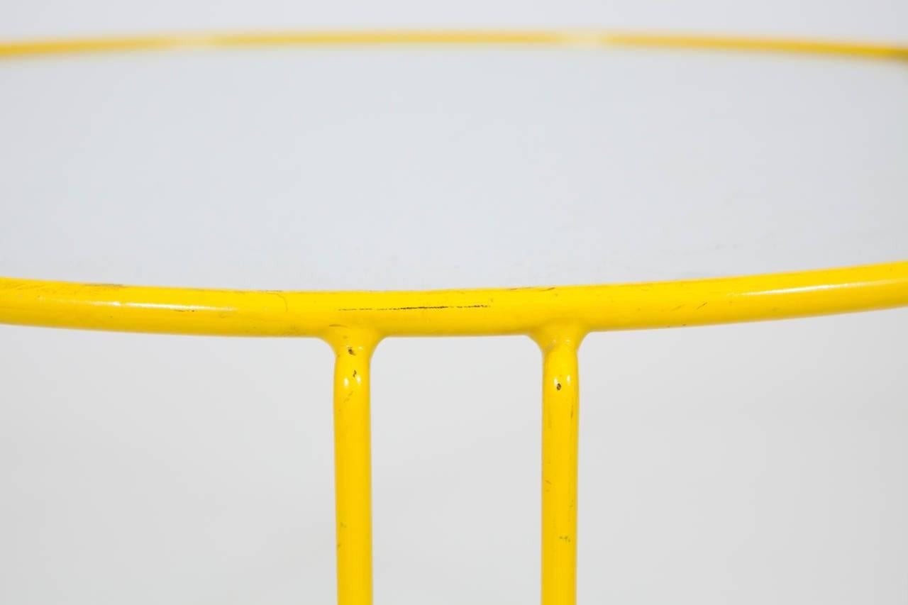 Mid-Century Modern Gigogen Wrought Iron Side Table Set