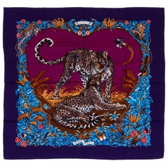 New Hermes Jungling Love 55" Cashmere Shawl by Dallet, Box