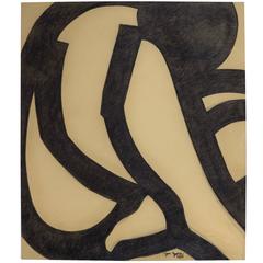 Jan Yoors, Charcoal Drawing G-48.0 & G-49.37, USA, 1975