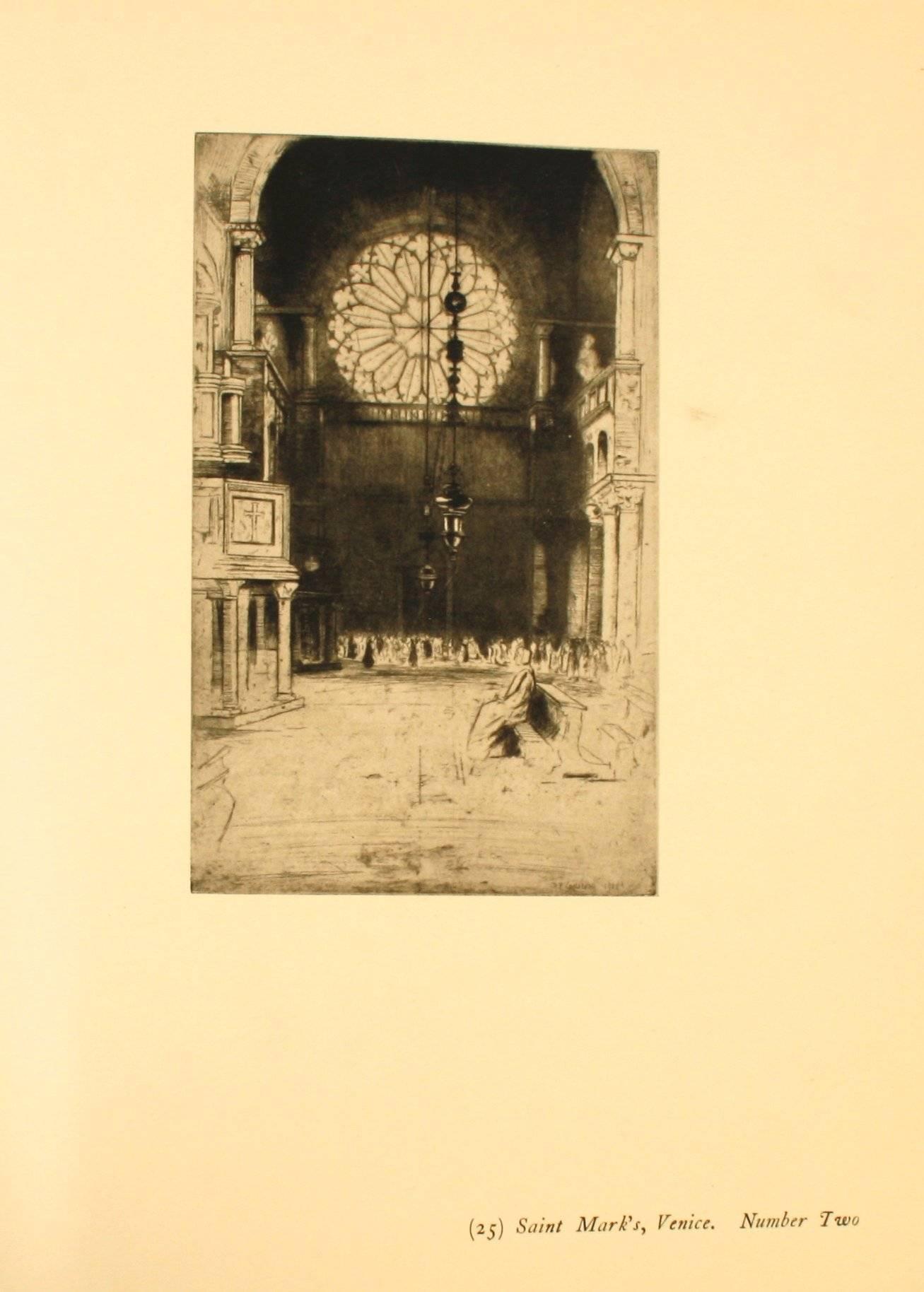 Etchings of D.Y. Cameron and a Catalogue of His Etched Work First Edition For Sale 4