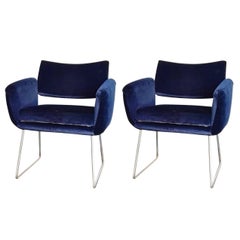 Pair of 760 Chairs by Joseph Andre Motte, France, 1957